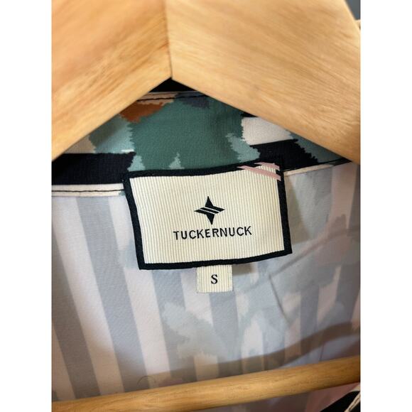 Tuckernuck Flowering Trellis Chloe Midi Dress Short Sleeve Floral size S No Belt - Picture 3 of 6